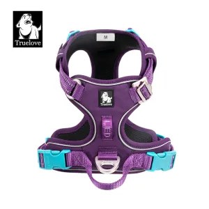 Truelove No Pull Cordura Harness with 3M Reflective Material for Dogs (Purple)