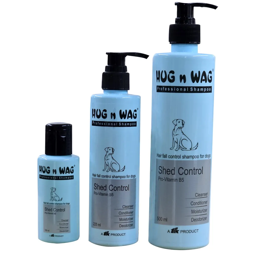 Ttk Hug n Wag Professional Shed Control Shampoo for Dogs