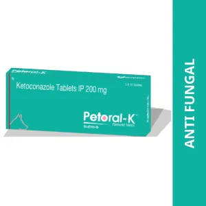 TTK Petoral K (Ketoconazole) 200mg Tablet for Dogs