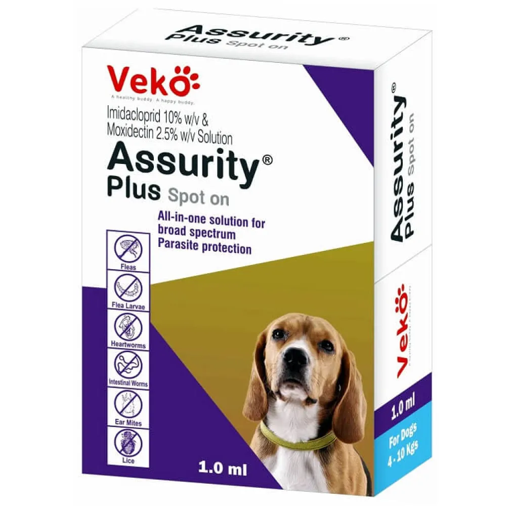 Veko Assurity Plus Tick & Flea Spot On for Dogs