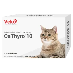 Veko CaThyro Methimazole 10mg Tablets for Cats