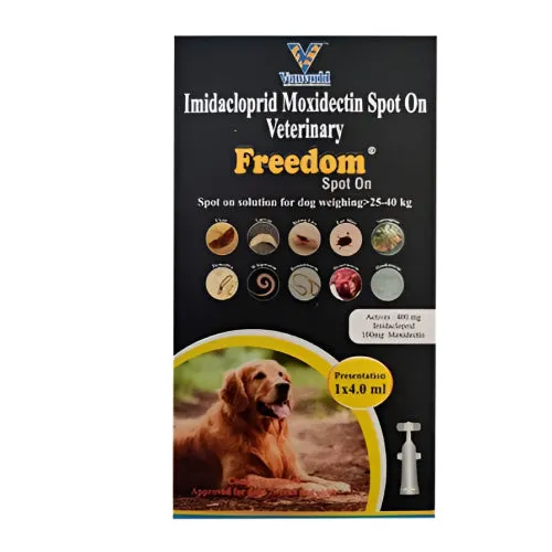 Venkys Freedom Tick & Flea Spot On for Dogs