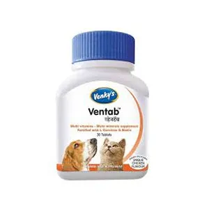 Venkys Ventab Multivitamin Supplements for Dogs and Cats