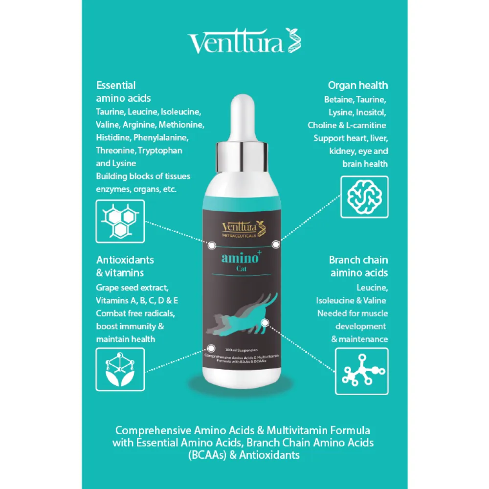 Venttura Amino Acids & Vitamin Supplement for Cats