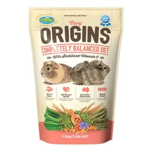 Vetafarm Cavy Origins Guinea Pig Food 1.5kg ( _ )