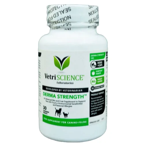 Vetri Science Derma Strength Skin & Coat Supplements for Dogs and Cats