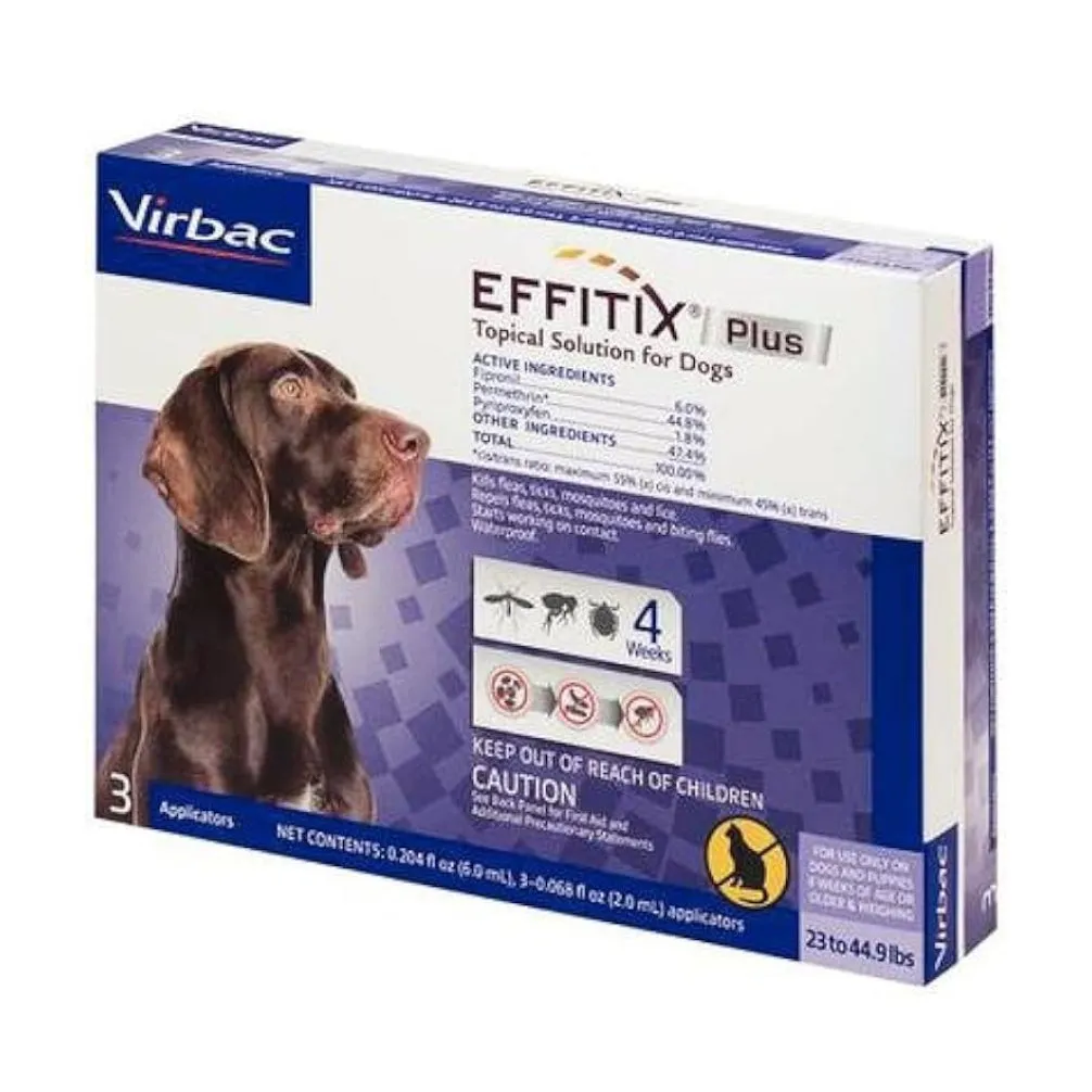 Virbac Effitix Tick & Flea Spot On for Dogs