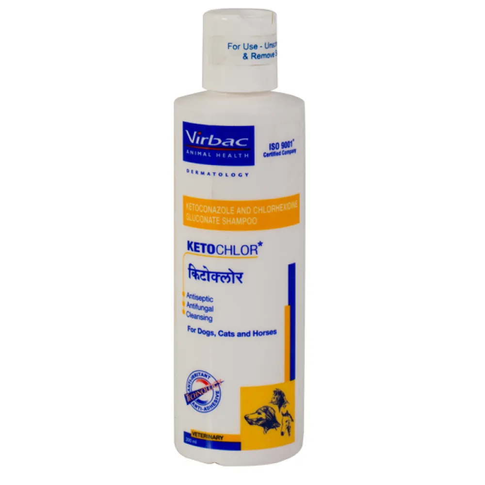 Virbac Ketochlor Shampoo (200ml) and Intas Kiskin Lotion (100ml) Combo