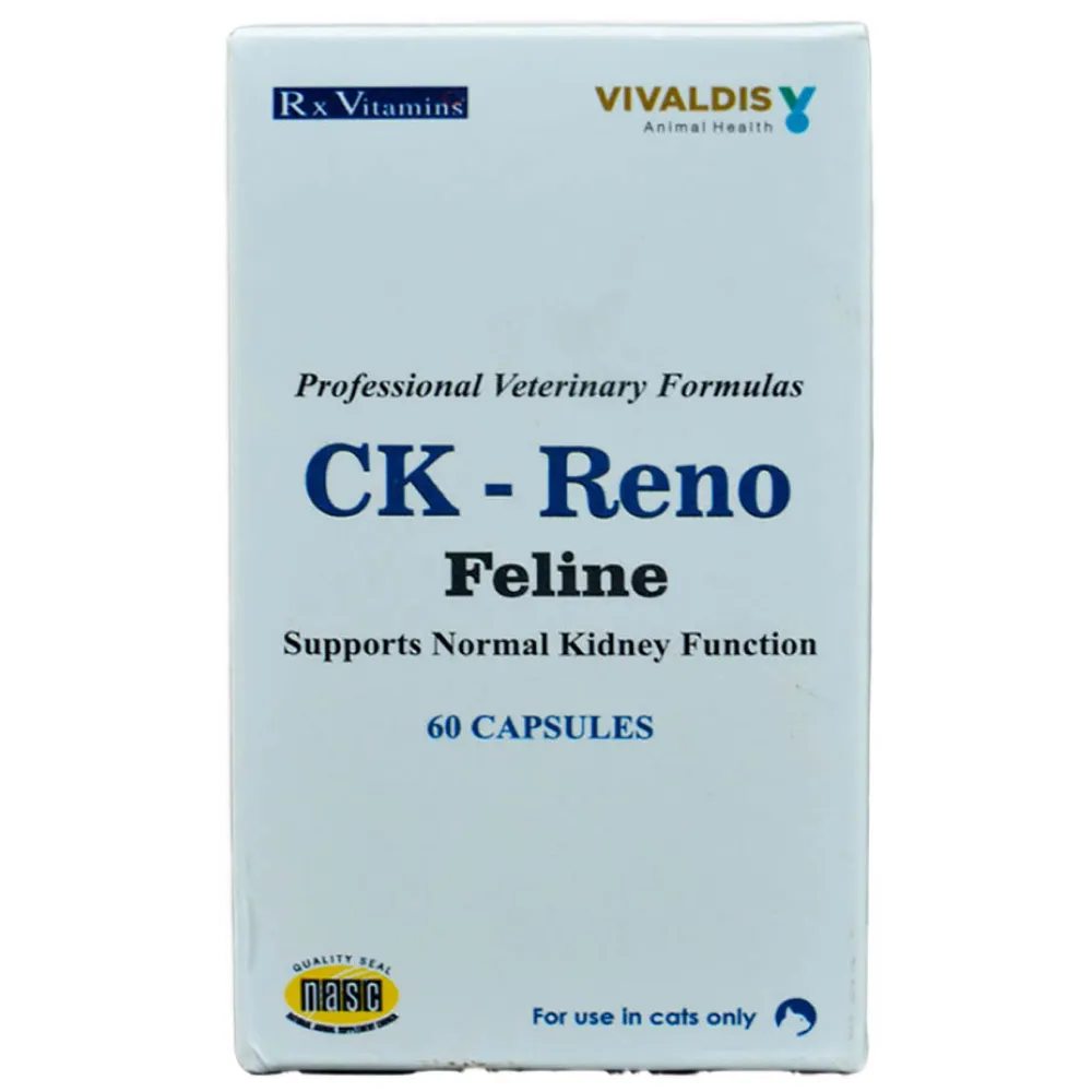 Vivaldis CK Reno Feline Capsules for Cats (pack of 60 capsules)