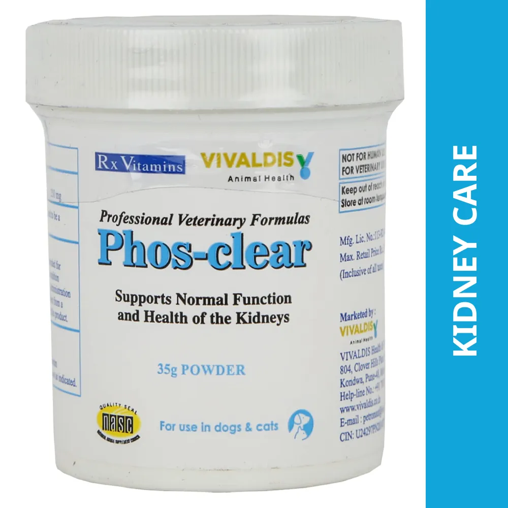 Vivaldis Phos Clear Powder for Dogs and Cats