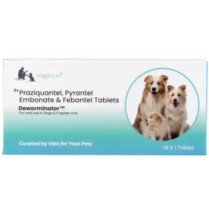 Wiggles Deworminator Deworming Tablets for Dogs and Cats