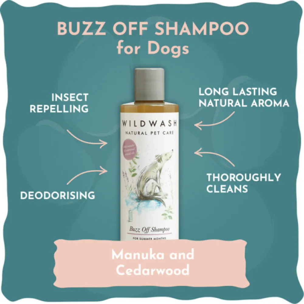 WildWash Shampoo Buzz Off for Dogs and Cats