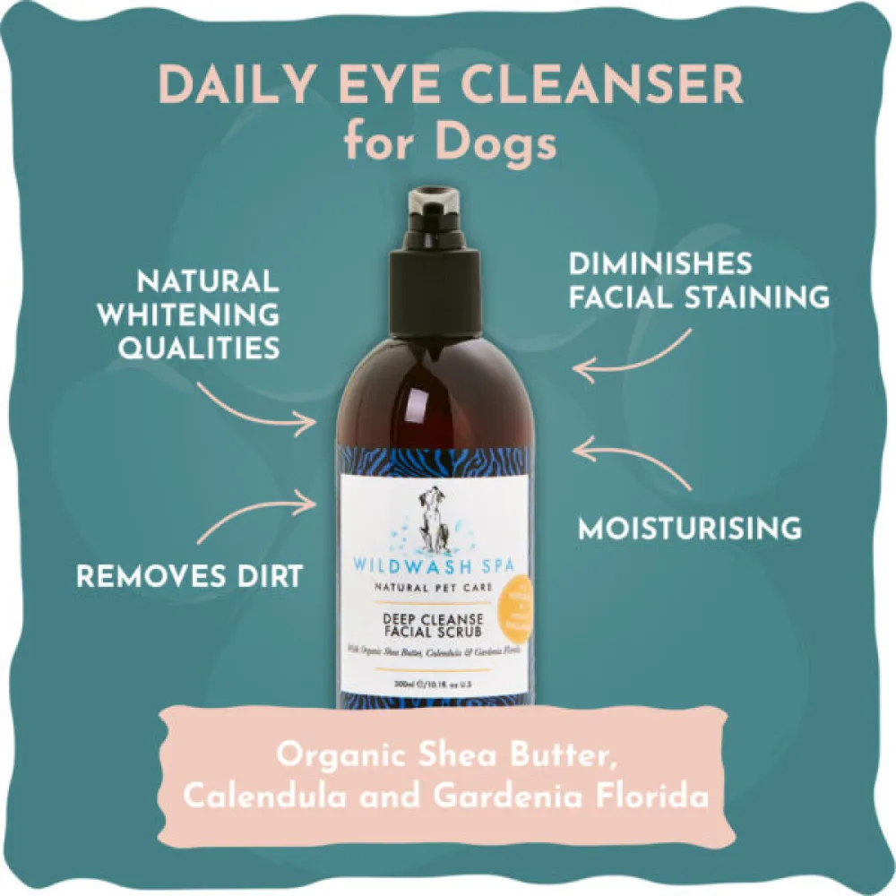 WildWash Spa Deep Cleanse Facial Scrub for Dogs and Cats