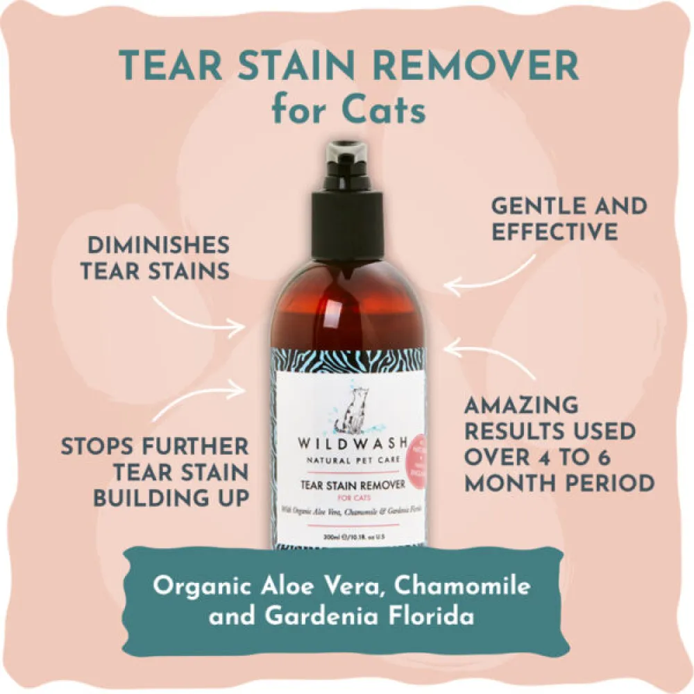 WildWash Tear Stain Remover for Cats