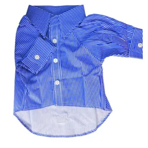 Woofiezz Nautical Party Shirt for Dogs and Cats (Blue)