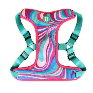 Zoomiez Adjustable Fuse Printed Step in Mesh Harness for Dogs