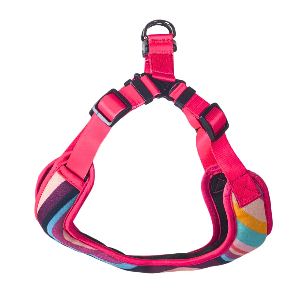 Zoomiez Adjustable Swirl Printed Step in Mesh Harness for Dogs