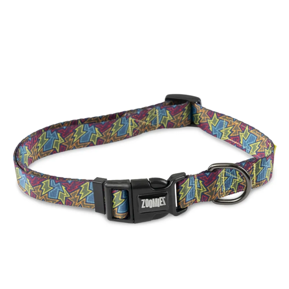 Zoomiez Bolt Printed Collar for Dogs