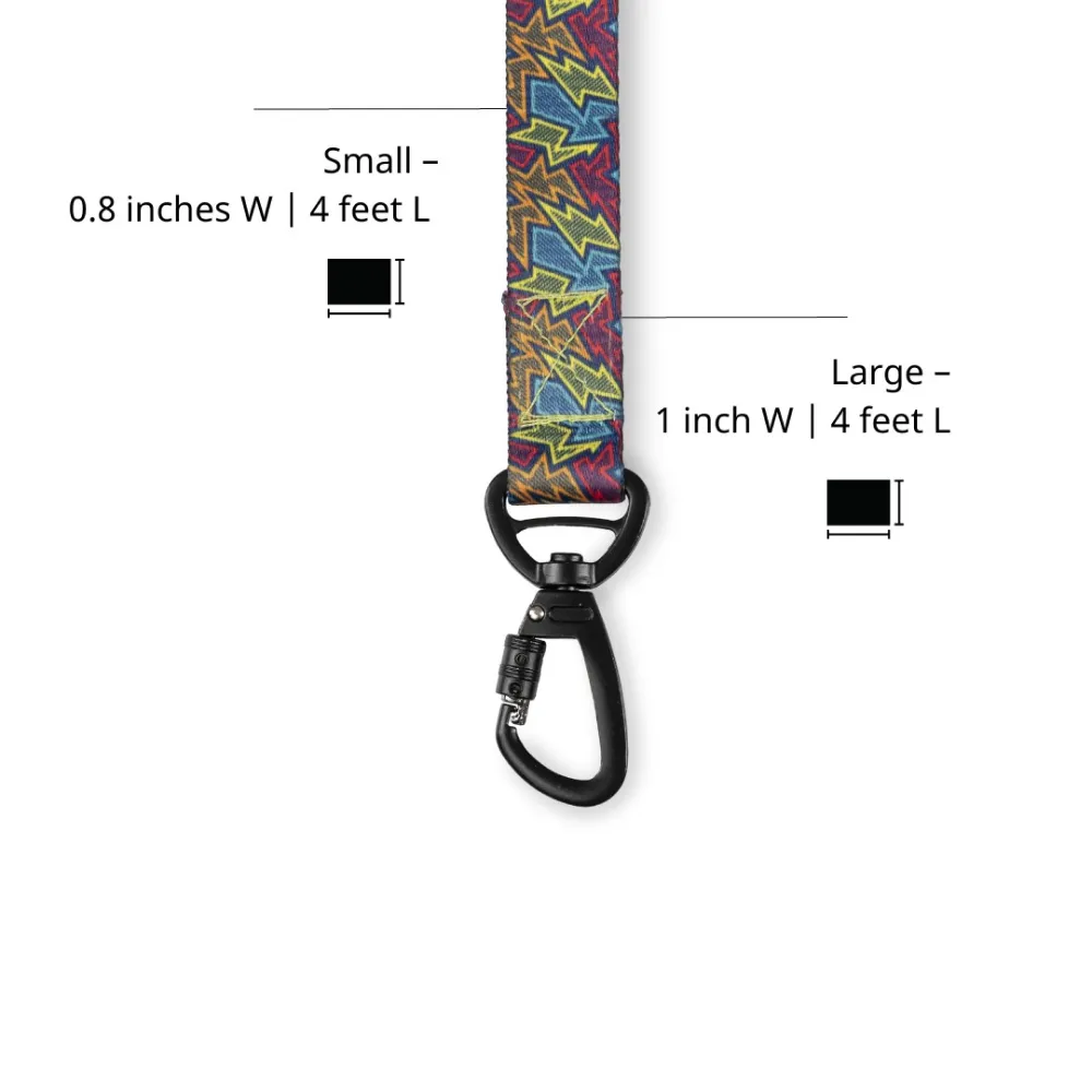 Zoomiez Bolt Printed Leash for Dogs