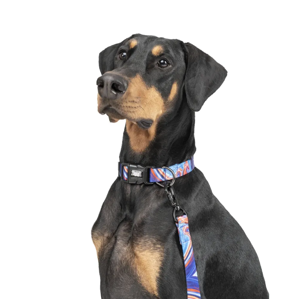 Zoomiez Fluid Printed Collar for Dogs